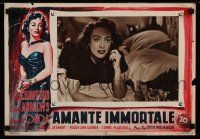 5y079 DAISY KENYON Italian 13x18 pbusta '48 sexy Joan Crawford on phone, Fonda, Otto Preminger!