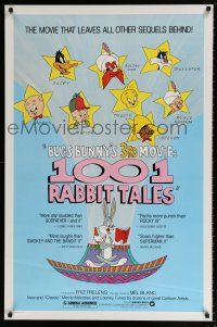 5z006 1001 RABBIT TALES 1sh '82 Bugs Bunny, Daffy Duck, Porky Pig, Chuck Jones cartoon!
