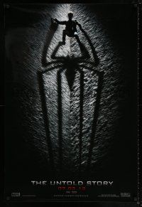 5z034 AMAZING SPIDER-MAN teaser DS 1sh '12 shadowy image of Andrew Garfield climbing wall!