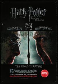 5z047 AMC THEATRES Harry Potter style DS 1sh '11 cool ad from the movie theater chain!