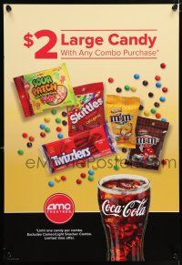 5z052 AMC THEATRES large candy DS 1sh '11 cool ad from the movie theater chain!