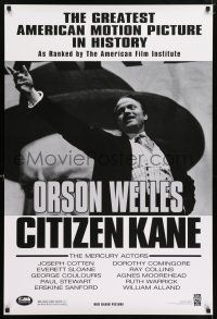 5z189 CITIZEN KANE 1sh R98 some called Orson Welles a hero, others called him a heel!