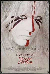 5z190 CLAN OF THE CAVE BEAR 1sh '86 fantastic image of Daryl Hannah in tribal make up!