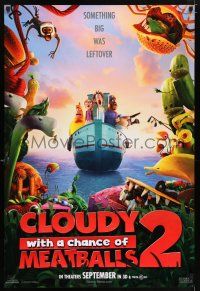 5z194 CLOUDY WITH A CHANCE OF MEATBALLS 2 teaser 1sh '13 something big was leftover!