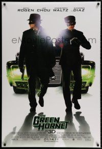 5z376 GREEN HORNET advance DS 1sh '11 Seth Rogen, Cameron Diaz, cool image of car!