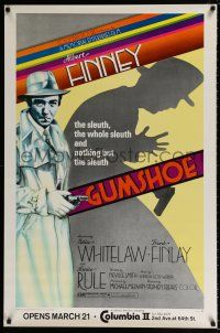 5z383 GUMSHOE advance 1sh '72 Stephen Frears directed, film noir art of Albert Finney!