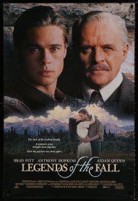 5z524 LEGENDS OF THE FALL int'l 1sh '94 Brad Pitt, Anthony Hopkins, Aidan Quinn!