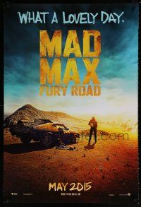 5z551 MAD MAX: FURY ROAD teaser DS 1sh '15 Tom Hardy in the title role as the legendary character!