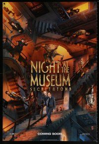 5z637 NIGHT AT THE MUSEUM: SECRET OF THE TOMB style A int'l teaser DS 1sh '14 cool Escher parody!