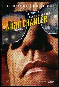 5z642 NIGHTCRAWLER teaser DS 1sh '14 cool image of Jake Gyllenhaal with sunglasses!