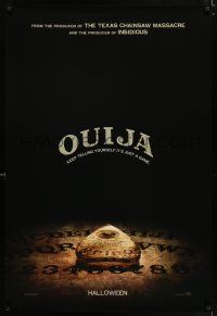 5z653 OUIJA teaser DS 1sh '14 cool image of the board, keep telling yourself it's just a game!