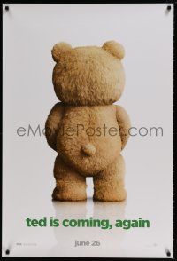 5z781 TED 2 teaser DS 1sh '15 Seth McFarland, Mark Wahlberg, Seyfreid, CGI teddy bear image!