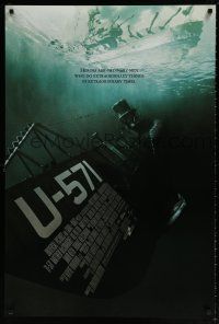 5z811 U-571 DS 1sh '00 Matthew McConaughey, Bill Paxton, Harvey Keitel, cool submarine!