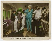 6a003 AT THE CIRCUS color 8x10.25 still '39 Chico Marx rescues Harpo from inside of mattress!