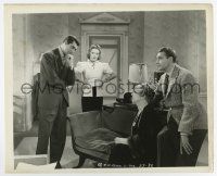 6a094 AWFUL TRUTH 8.25x10 still '37 Ralph Bellamy, Irene Dunne & Mary Forbes stare at Cary Crant!