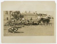 6a119 BEN-HUR candid 8x10.25 still '25 crew man inspects wreckage during the famous chariot race!