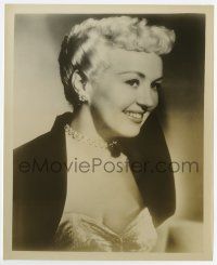 6a128 BETTY GRABLE TV 8x10 still '58 appearing on Jack Benny hosted Shower of Stars for Chrysler!
