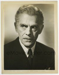 6a154 BORIS KARLOFF 8x10.25 still '40 somber head & shoulders portrait from You'll Find Out!