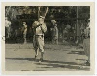 6a180 CASEY AT THE BAT 8x10.25 still '27 Wallace Beery proving he can play baseball in real life!