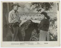 6a339 GARDEN OF EVIL 8x10.25 still '54 great close up of cowboy Gary Cooper & Susan Hayward!