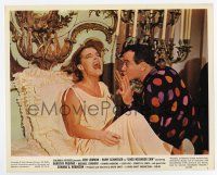 6a017 GOOD NEIGHBOR SAM color #7 8x10 still '64 Lemmon tries to stop Romy Schneider from screaming!