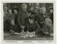 6a377 GREAT SINNER 8x10.25 still '49 Walter Huston tries to restrain winning gambler Gregory Peck!