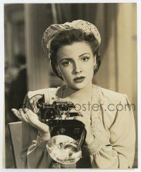 6a479 JOAN LESLIE 7.5x9.5 still '43 complaining about gremlins that keep her camera from working!