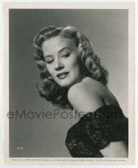 6a490 JOYCE HOLDEN 8.25x10 still '50 sexiest close up with bare shoulder in skimpy lace top!