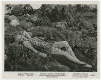 6a518 LADY SAYS NO 8x10 still '51 sexy Joan Caulfield laying on ground in cavegirl outfit!