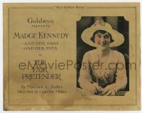 6a010 FAIR PRETENDER color 8x10 LC '18 secretary Madge Kennedy crashes high society to get a role!