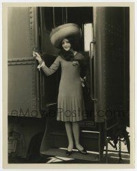 6a588 MONA MARIS 8x10 still '29 first Argentinean actress to invade America arrives in Hollywood!
