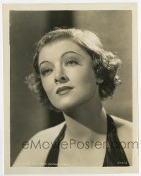 6a598 MYRNA LOY 8x10.25 still '30s head & shoulders portrait of the beautiful actress!
