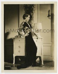 6a619 NORMA SHEARER 8x10 still '34 in evening frock with tails like a man's dress suit, Riptide!