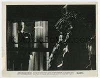 6a718 SHE-CREATURE 8x10.25 still '56 c/u of monster from Hell staring at Chester Morris via window!