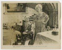 6a774 TAMING OF THE SHREW 8x10.25 still '29 seated Douglas Fairbanks seated by Mary Pickford!