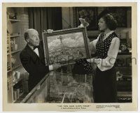 6a787 THIN MAN GOES HOME 8.25x10 still '44 Myrna Loy tries to buy painting from Donald Meek!