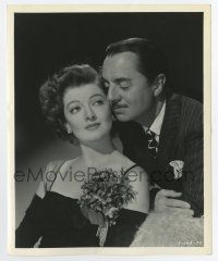 6a788 THIN MAN GOES HOME deluxe 8x10 still '44 romantic close up of William Powell & Myrna Loy!