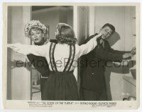 6a851 VOICE OF THE TURTLE 8x10.25 still '48 Eleanor Parker hides Ronald Reagan from Eve Arden!