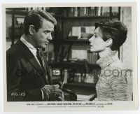 6a852 WAIT UNTIL DARK 8x10 still '67 profile close up of blind Audrey Hepburn & Richard Crenna!