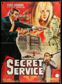 6b705 2nd BEST SECRET AGENT French 1p '65 English spy spoof, different Belinsky art, Secret Service