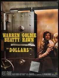 6b703 $ French 1p '71 different image of bank robbers Warren Beatty & Goldie Hawn!