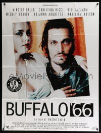 6b736 BUFFALO '66 French 1p '98 c/u of sexy Christina Ricci & star/director Vincent Gallo!