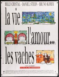 6b744 CITY SLICKERS French 1p '91 wonderful different cartoon art by Alain Millet!