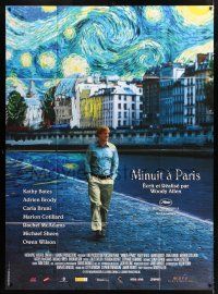 6b862 MIDNIGHT IN PARIS French 1p '11 cool image of Owen Wilson under Van Gogh's Starry Night!