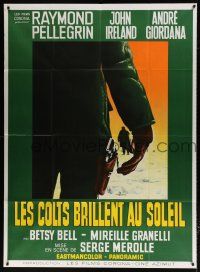 6b958 TASTE OF DEATH French 1p '68 Sergio Merolle, cool spaghetti western artwork!