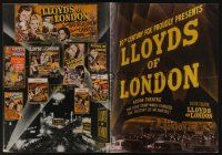 6b055 LLOYD'S OF LONDON pressbook '36 Freddie Bartholomew, Madeleine Carroll, Power, cool images!