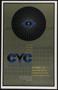 6b111 CYC stage play WC '90s a play by Buffy Redsecker starring Dot Antoniades, cool art!