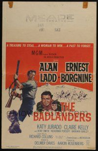 6b203 BADLANDERS WC '58 Alan Ladd & Ernest Borgnine have a treasure to steal & a woman to win!