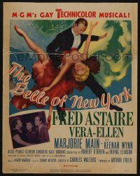 6b210 BELLE OF NEW YORK WC '52 wonderful art of Fred Astaire dancing with sexy Vera-Ellen!