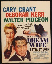 6b288 DREAM WIFE WC '53 does gay bachelor Cary Grant choose sexy Deborah Kerr or Betta St. John!
